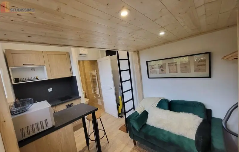 Studio meublé 12m² Clermont-Ferrand - Refait à neuf, mezzanine - Photo 1