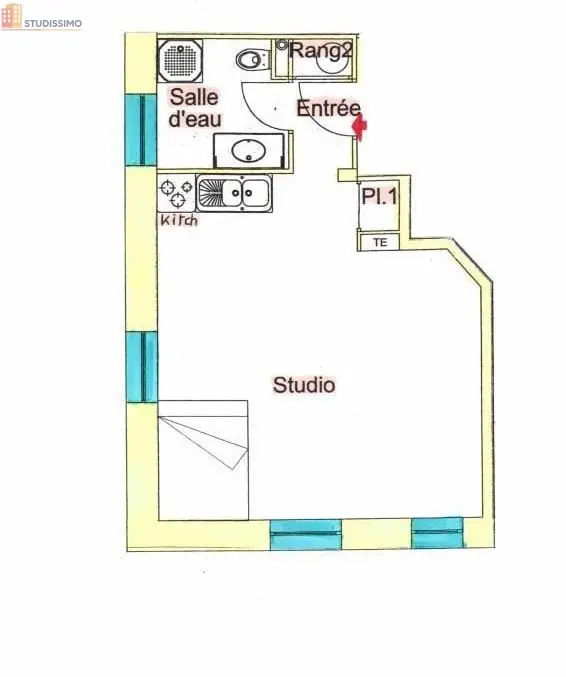 Studio 29m² Clermont-Ferrand - 1er étage, lumineux - Photo 1