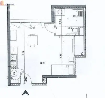 Studio 29m² Brive-la-Gaillarde - CPE C - Photo 2
