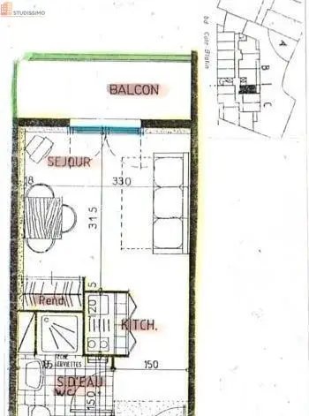 Studio 19m² Clermont-Ferrand 63000 - Photo 2