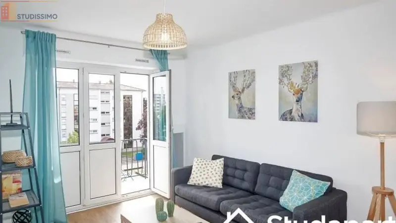 Studio meublé 9m² Illkirch-Graffenstaden - Meublé, 3e étage - Photo 2