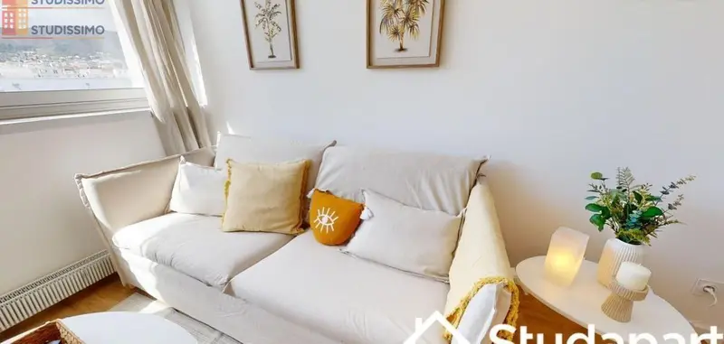 Studio meublé 11m² Clermont-Ferrand 63100 - Lumineux, 5e étage - Photo 4