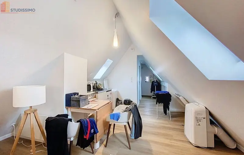 Studio 14m² Strasbourg centre - Meublé, dernier étage - Photo 5