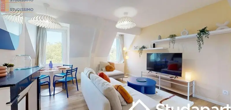 Studio meublé 8m² Clermont-Ferrand 63000 - Meublé, lumineux - Photo 3