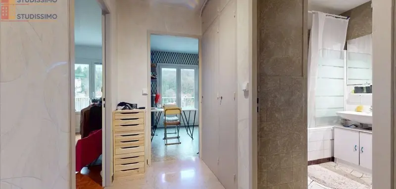 Studio 36m² Besançon - Dernier étage, vue dégagée - Photo 2