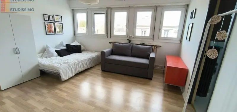 Studio meublé 29m² Strasbourg centre - Étage élevé, lumineux - Photo 5