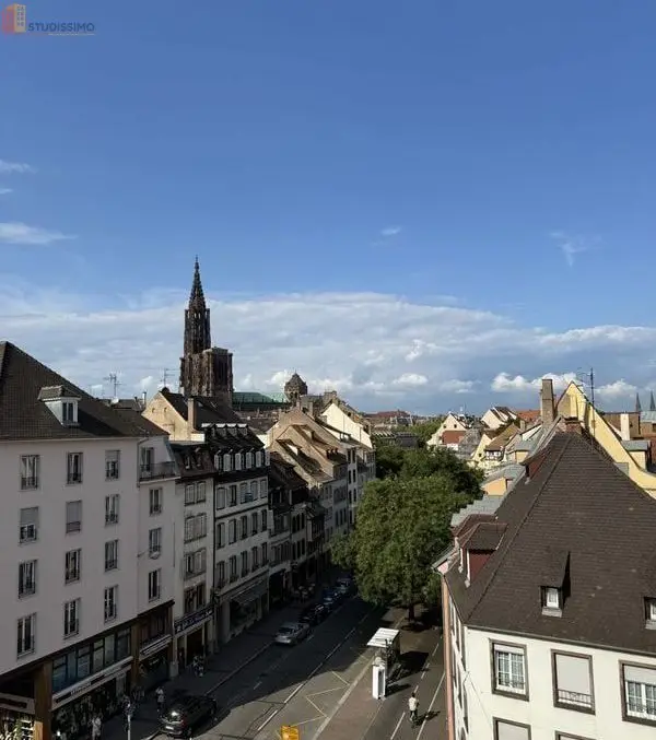 Studio meublé 29m² Strasbourg centre - Étage élevé, lumineux - Photo 1