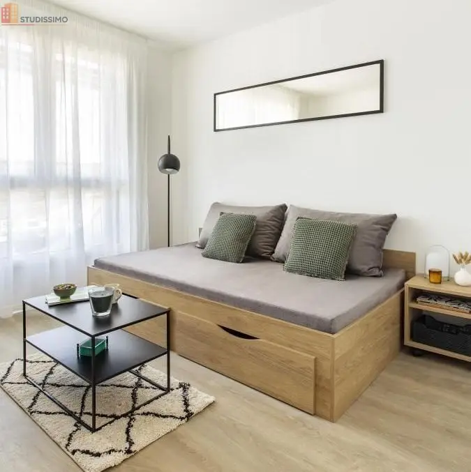 Studio meublé 18m² Mulhouse 68100 - Meublé, DPE C - Photo 6