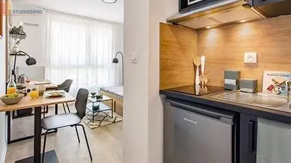 Studio meublé 18m² Mulhouse 68100 - Meublé, DPE C - Photo 5