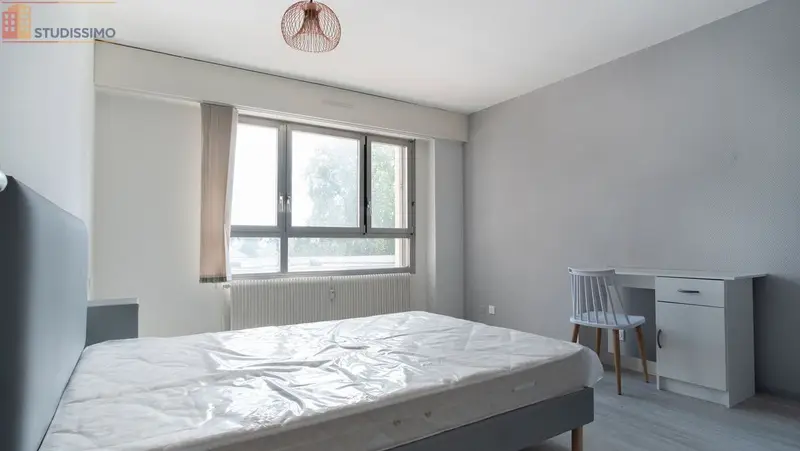 Studio meublé 16m² Mulhouse centre - Terrasse, proche tram - Photo 7