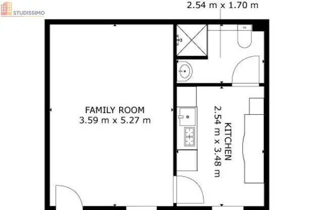 Studio 32m² Thann centre-ville - Lumineux, 1er étage - Photo 2