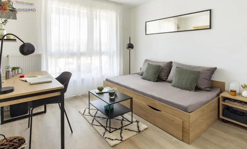Studio meublé 24m² Mulhouse 68100 - Meublé, DPE C - Photo 7