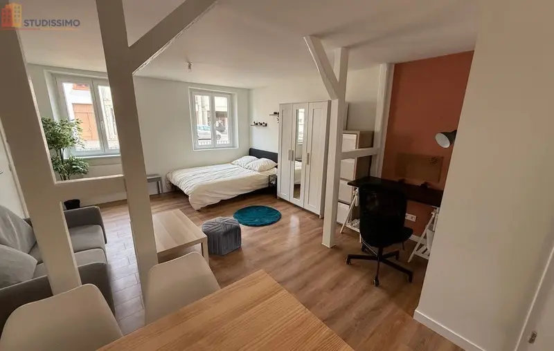 Studio meublé 25m² Strasbourg 67200 - Spacieux, prêt à vivre - Photo 2