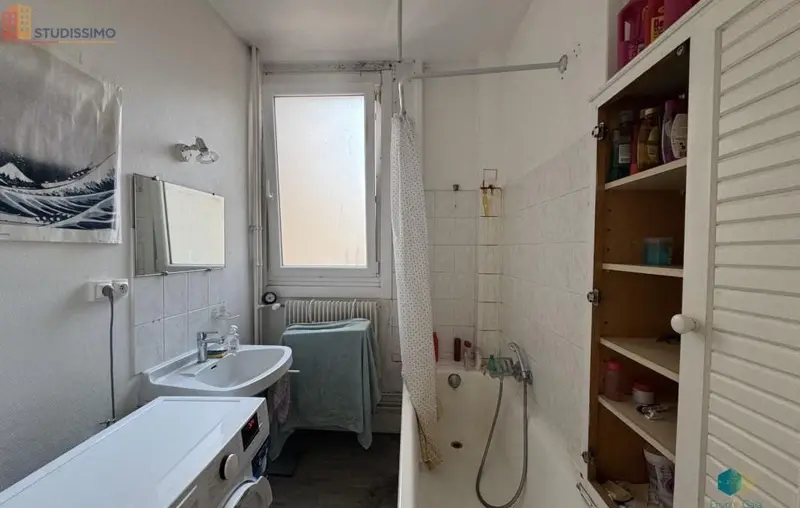 Studio 17m² Strasbourg centre - Meublé, 1er étage - Photo 3