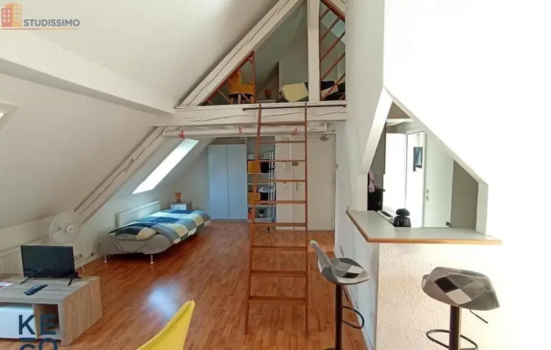 Studio meublé 39m² Strasbourg centre - Lumineux, 4e étage - Photo 5