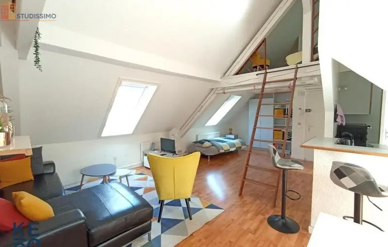Studio meublé 39m² Strasbourg centre - Lumineux, 4e étage - Photo 4