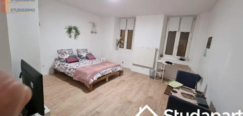 Studio meublé 11m² Mulhouse 68100 - Meublé, 1er étage - Photo 1