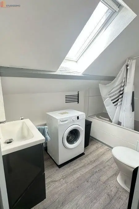 Studio meublé 22m² Mulhouse Franklin - Rénové, coin nuit - Photo 1