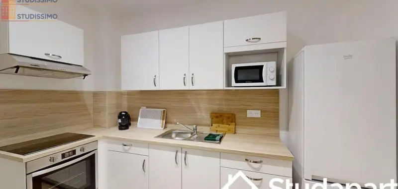 Studio meublé 16m² Strasbourg centre - Meublé, calme - Photo 3