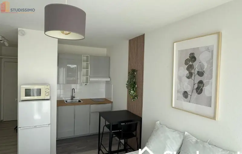 Studio meublé 20m² Strasbourg 67100 - Étage élevé, meublé - Photo 3