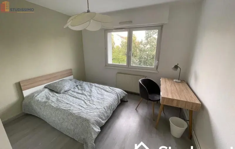 Studio meublé 11m² Strasbourg 67200 - Calme, lumineux - Photo 2