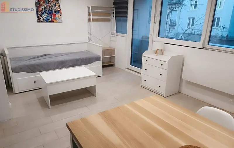 Studio meublé 23m² Mulhouse 68100 - Balcon, meublé - Photo 2