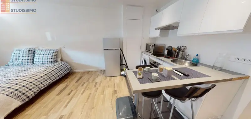Studio 25m² Mulhouse 68100 - Entièrement rénové, parking privatif - Photo 2