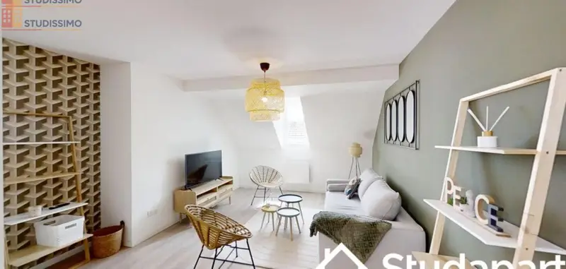 Studio meublé 11m² Strasbourg 67100 - Meublé, étage 4 - Photo 3