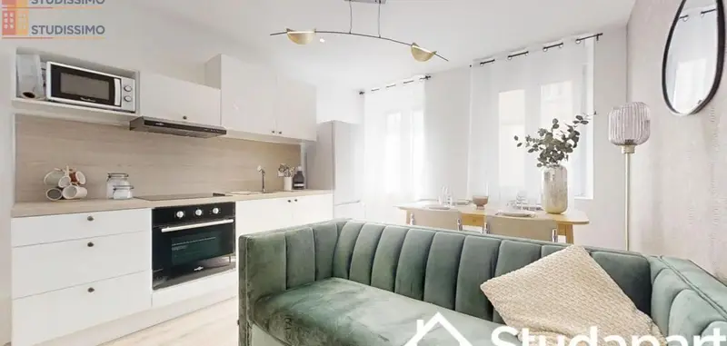 Studio meublé 9m² Strasbourg 67100 - Meublé, DPE D - Photo 3