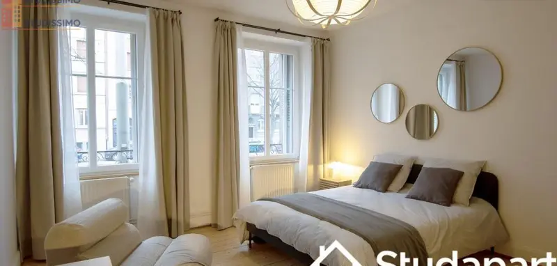 Studio meublé 11m² Strasbourg centre - Calme, lumineux - Photo 1