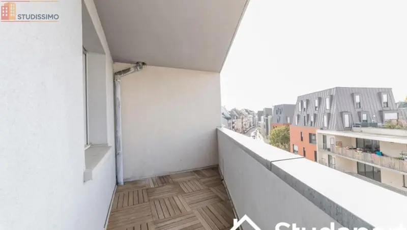Studio meublé 17m² Strasbourg 67100 - Lumineux, 4e étage - Photo 1