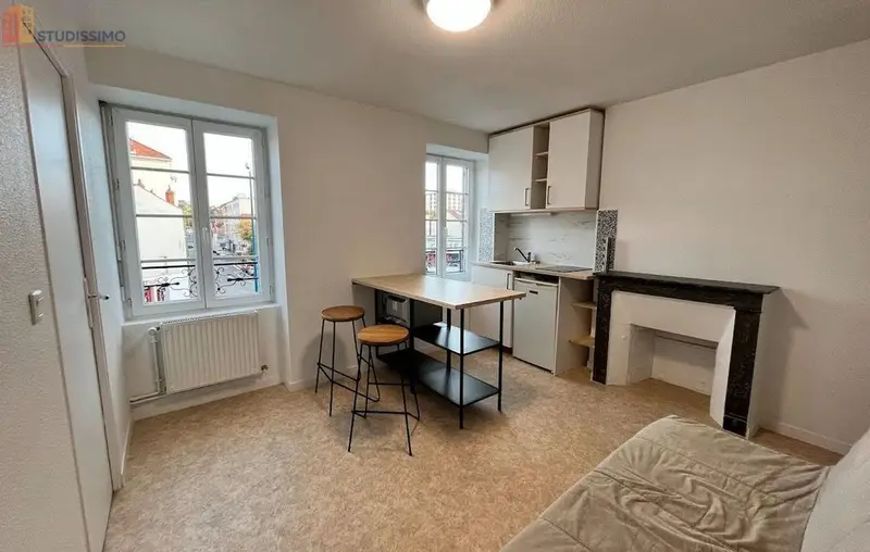 Studio 23m² Clermont-Ferrand 63000 - Étudiant, 2e étage - Photo 2