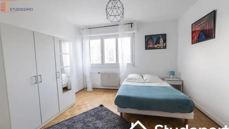 Studio meublé 16m² Strasbourg centre - Lumineux, 9e étage - Photo 4