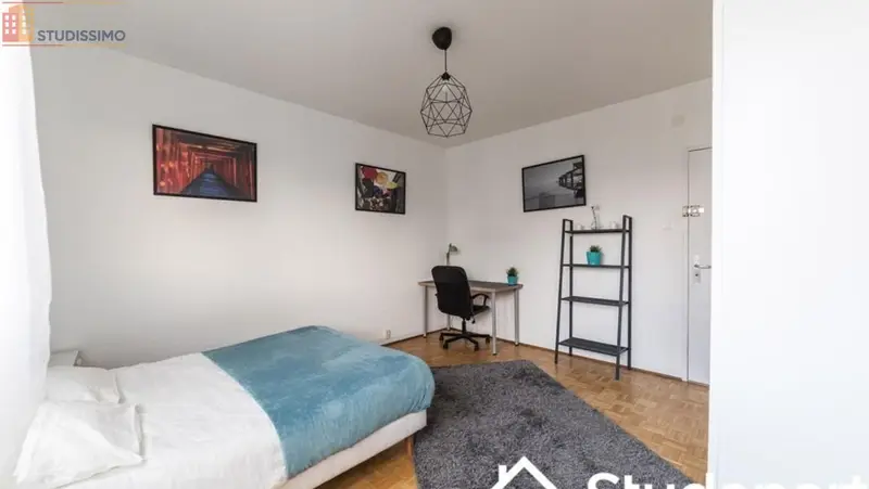 Studio meublé 16m² Strasbourg centre - Lumineux, 9e étage - Photo 3