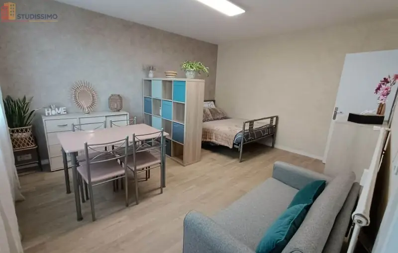 Studio meublé 30m² Clermont-Ferrand - Balcon, garage fermé - Photo 1