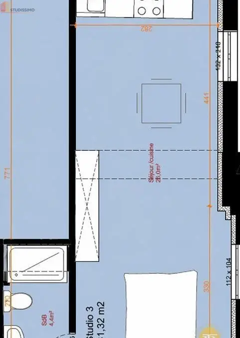 Studio 31m² Vernon 27200 - Photo 3