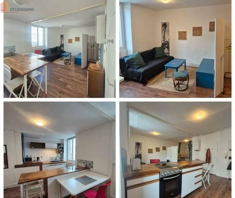 Studio 25m² Clermont-Ferrand - Grand, meublé - Photo 2