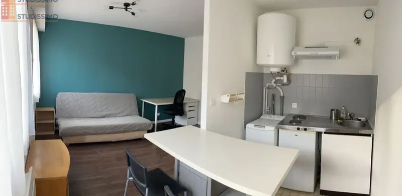 Studio meublé 24m² Strasbourg - Meublé, 2e étage - Photo 2