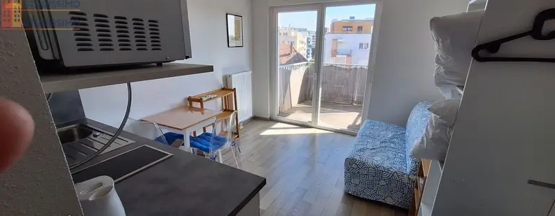 Studio meublé 19m² Strasbourg Neudorf - Balcon, lumineux - Photo 2