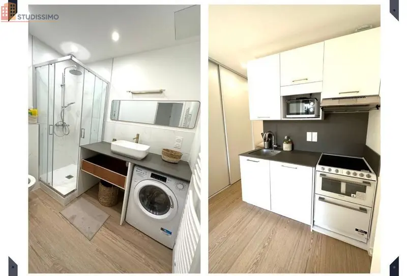 Studio meublé 22m² Clermont-Ferrand 63000 - Lit séparé, wifi - Photo 1