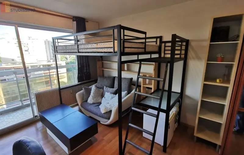 Studio meublé 25m² Lingolsheim - Lumineux, parking tram - Photo 2