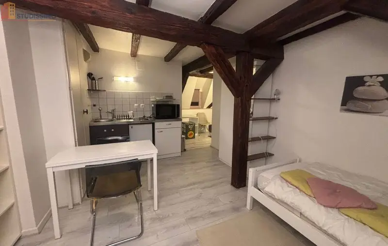 Studio 22m² Strasbourg centre - Meublé, 3e étage - Photo 5