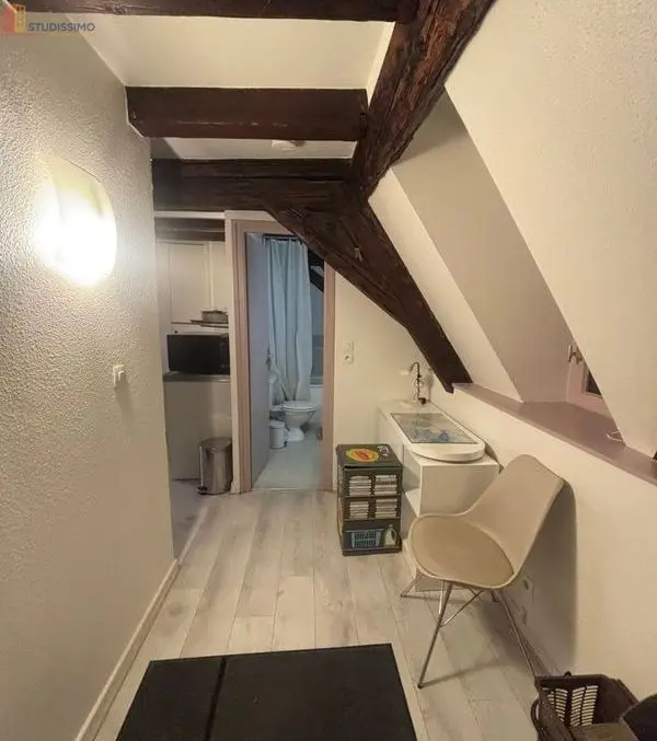 Studio 22m² Strasbourg centre - Meublé, 3e étage - Photo 4