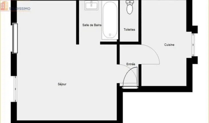 Studio 28m² Dreux centre - Lumineux, proche commerces - Photo 7