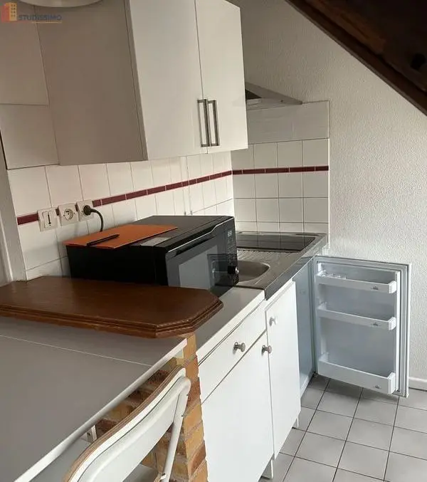 Studio 23m² Strasbourg centre - Meublé, dernier étage - Photo 3