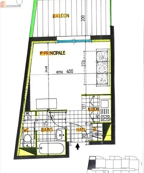 Studio 22m² Clermont-Ferrand - Étage élevé, DPE D - Photo 1