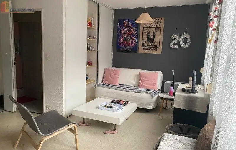 Studio 24m² Clermont-Ferrand - Étage 2/3, DPE D - Photo 4