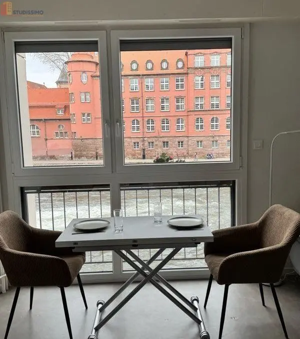 Studio meublé 20m² Strasbourg centre - Vue exceptionnelle, cosy - Photo 2