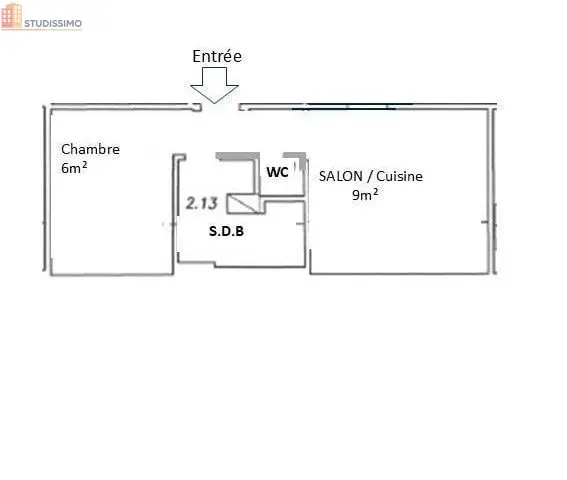 Studio 19m² Saverne - Tout compris, DPE C - Photo 1