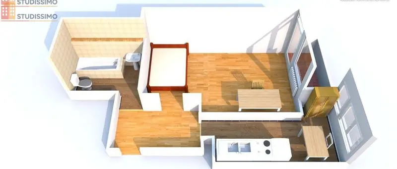 Studio meublé 33m² Strasbourg Esplanade - Parking, lumineux - Photo 2